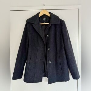 Tower By London Fog Wool Blend Pea Coat